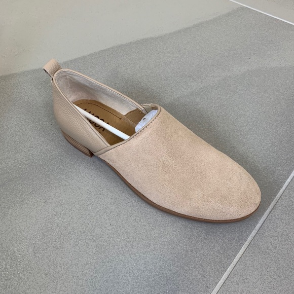 Lucca Lane Lamb Beige Tabby Loafers Slip On Shoes - Picture 6 of 10